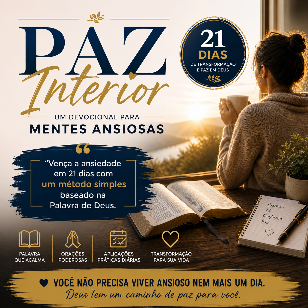 Paz Interior - Um Devocional para Mentes Ansiosas